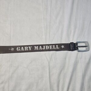 Gary Majdell Brown Genuine Leather Heavy Duty Belt Size 32